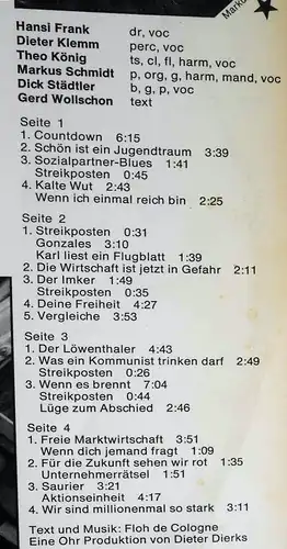 2LP Floh de Cologne: Lucky Streik Rock-Jazz-Rakete (OHR 2/56 029) D 1973