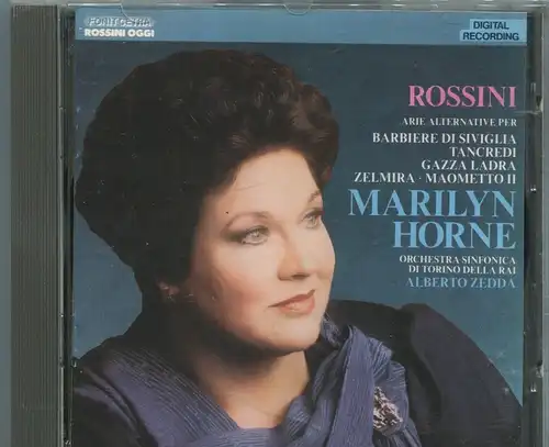 CD Marilyn Horne: Rossini Arie Alternative Per Barbiere Di Siviglia (Font Cetra)