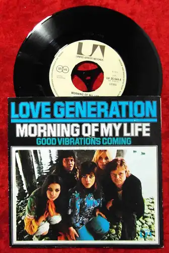 Single Love Generation: Morning of my Life (United Artists 35 544) D 1973