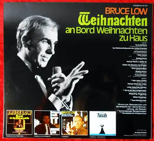 LP Bruce Low: Weihnachten an Bord / Weihnachten zu Haus (Baccarola 87 121 ZU) D