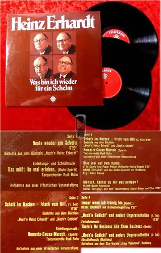 2LP Heinz Erhardt: Was bin ich wieder für ein Schelm