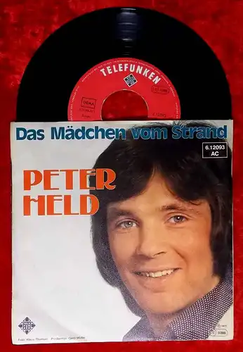 Single Peter Held: Das Mädchen vom Strand (Telefunken 612093 AC) D 1977