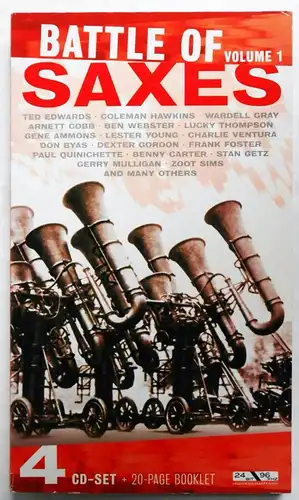 4CD Set Battle Of Saxes Vol. 1  + 20 page Booklet (2004)