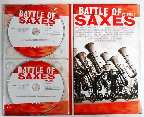 4CD Set Battle Of Saxes Vol. 1  + 20 page Booklet (2004)