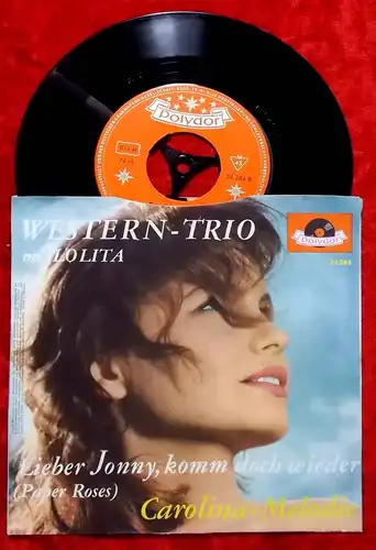 Single Western Trio & Lolita: Lieber Johnny komm doch wieder (Polydor 24 284) D