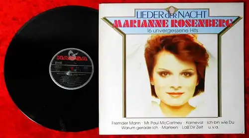 LP Marianne Rosenberg: Lieder der Nacht (Hansa 209 296) D 1988