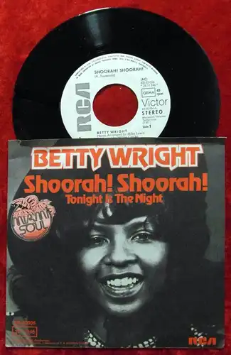 Single Betty Wright: Shoorah!Shoorah! (RCA 26.11246) D 1974 Promo
