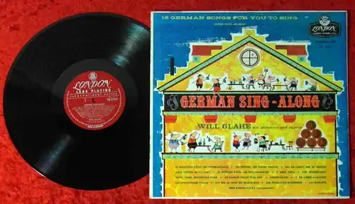 LP Will Glahé: German Sing-Along (London TW 91237) US