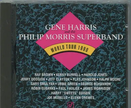 CD Gene Harris Philip Morris Superband World Tour 1990 (Concord) 1991