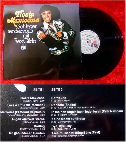 LP Rex Gildo: Fiesta Mexicana - Schlager Rendezvous (Ariola) D
