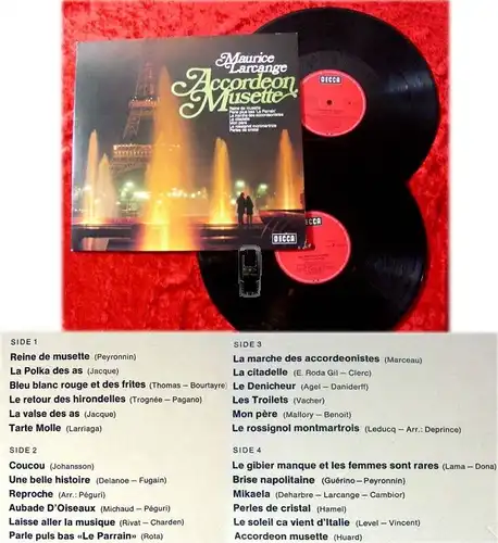 2LP Maurice Larcange: Accordeon Musette