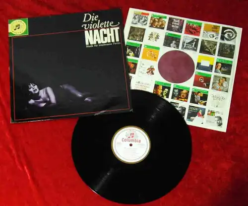 LP Die violette Nacht - Musik für interessante Parties (Odeon 83 729) D