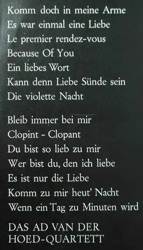 LP Die violette Nacht - Musik für interessante Parties (Odeon 83 729) D
