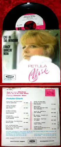 Single Petula Clark: Cat in the Window (Vogue DV 14659) D 1967