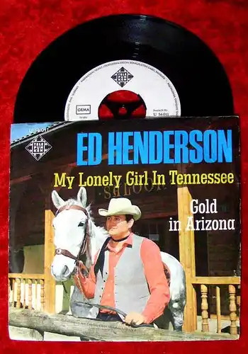 Single Ed Henderson My Lonely Girl in Tennessee (Telefunken) D Promo