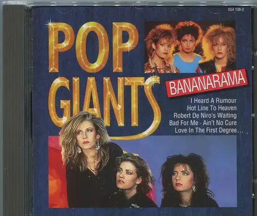 CD Bananarama: Pop Giants (Spectrum)