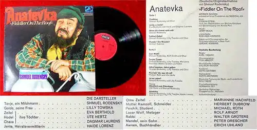 LP Anatevka Shmuel Rodensky Clubsonderauflage