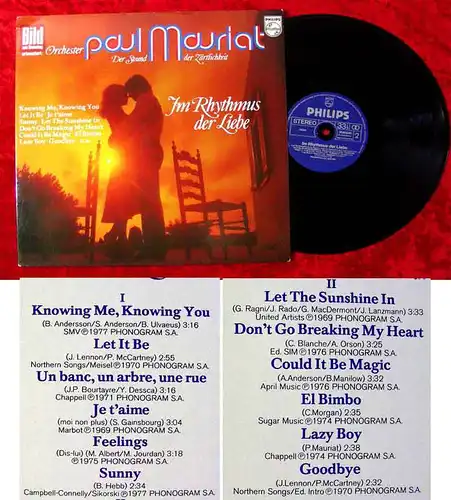 LP Paul Mauriat: Im Rhythmus der Liebe (Philips 9120 239) D 1976