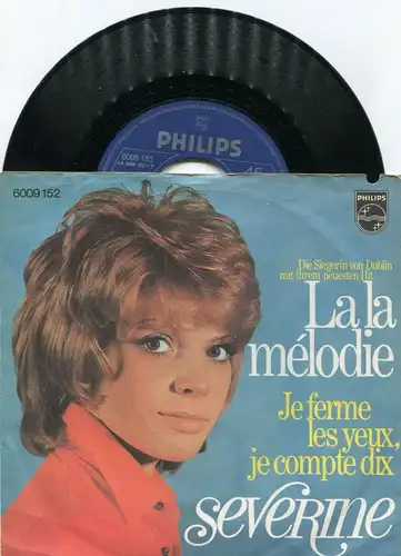 Single Severine: La La Melodie (Philips 6009 152) D 1971