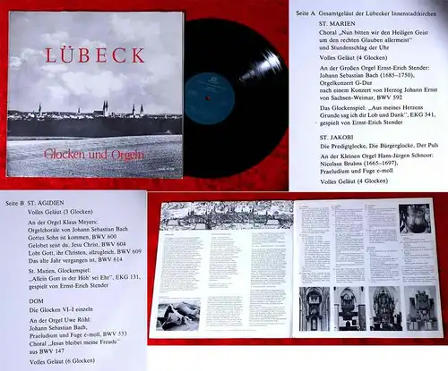 LP Lübeck - Glocken und Orgeln (AGK 30 204) D 1975