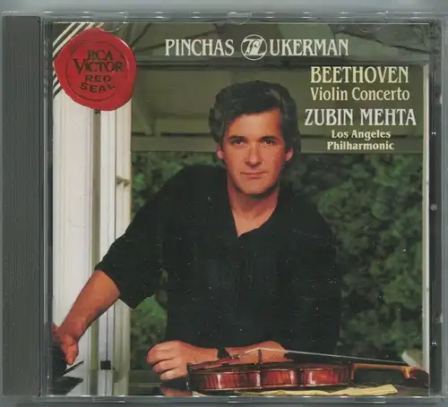 CD Pinchas Zukerman / Zubin Mehta: Beethoven Violin Concerto (RCA) 1992