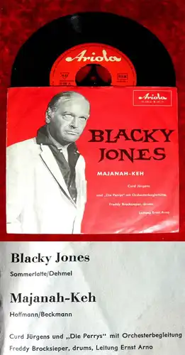 Single Curd Jürgens: Blacky Jones (Ariola 35 256 AT) D 1959