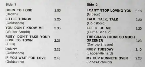 LP Bobby Goldsboro: The Voice Of Honey (Sunset SLS 50 119 Z) D