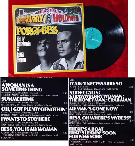 LP Harry Belafonte & Lena Horne: Porgy and Bess (RCA PJL-1-8049) D 1976