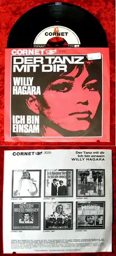 Single Willy Hagara: Der Tanz mit Dir (Cornet 3020) D 1969