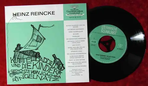 EP Heinz Reincke: Kuttel Daddeldu und die Kinder (Ringelnatz) (DGG 34 018) D