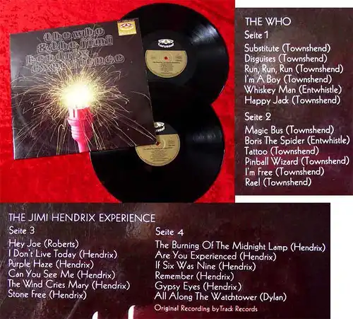 2LP Who & Jimi Hendrix Experience (Karussell 2674 001) D