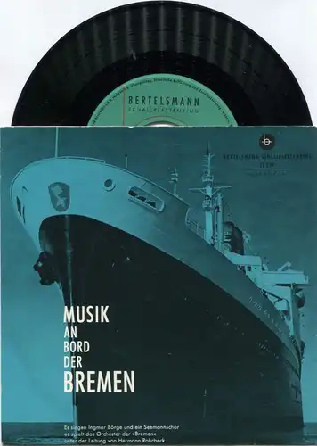 EP Musik an Bord der "Bremen" (Bertelsmann 36 237) D