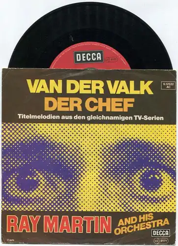 Single Ray Martin: Van Der Valk / Der Chef (Decca 612522 AC) D 1979