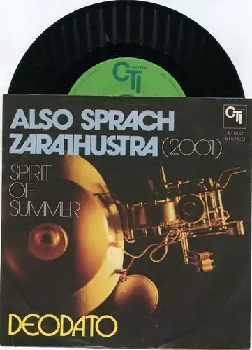 Single Deodato: Also sprach Zarathustra (CTI 61 002) D 1973