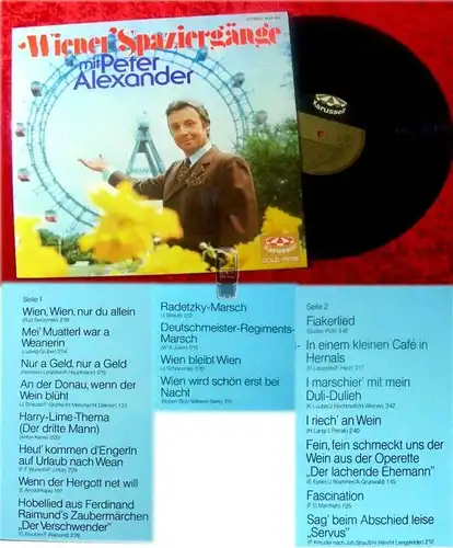 LP Peter Alexander: Wiener Spaziergänge mit P.A.