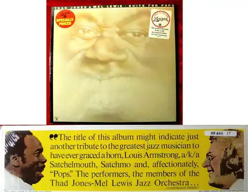 LP Thad Jones & Mel Lewis: Suite for Pops (Horizon SP-701) Still Sealed!
