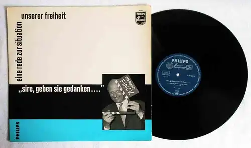 LP Werner Finck: Sire, geben Sie Gedanken... (Philips P 48 048 L) D 1963