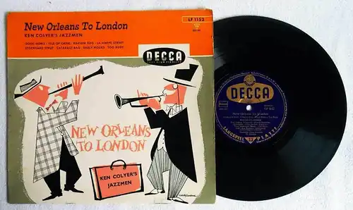 25cm LP Ken Colyer´s Jazzmen: New Orleans to London (Decca LF 1152) D