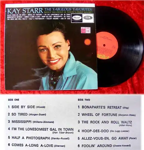 LP Kay Starr The Fabulous Favorites (Capitol) UK
