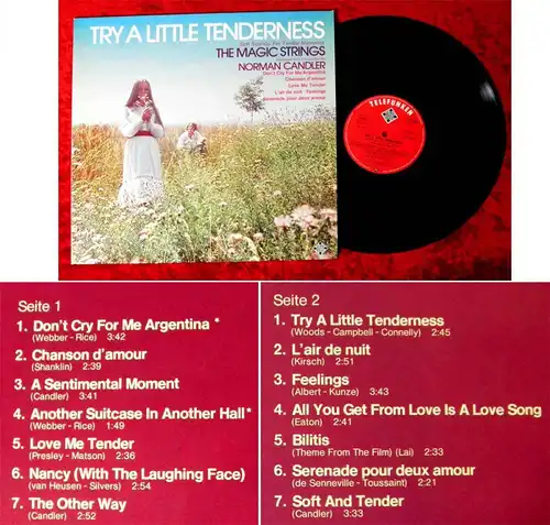 LP Norman Candler: Try a little Tenderness (Telefunken 623176 AS) D 1977