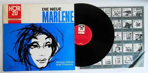 LP Marlene Dietrich: Die neue Marlene (Hör Zu SHZE 139) D