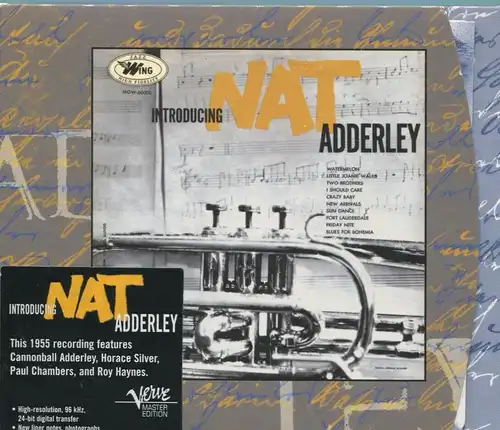 CD Nat Adderley: Introducing (Verve) 2001