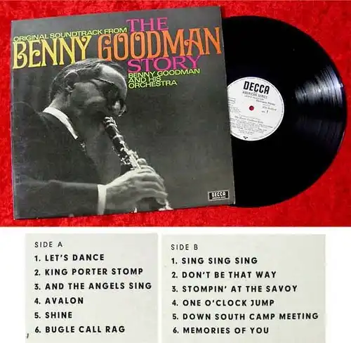 LP Benny Goodman The Benny Goodman Story Decca American