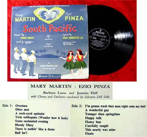 LP Mary Martin & Ezio Pinza in South Pacific (Philips)