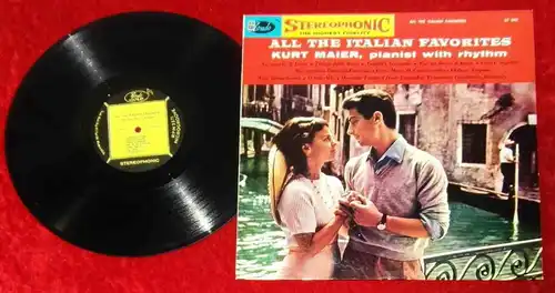 LP Kurt Maier (Piano & Rhythm): All The Italian Favorites (Rondo ST 553) US