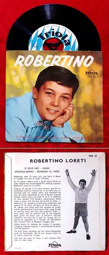 EP Robertino Loreti: O Sole Mio + 3 (Triola TEP 27) (Dänemark)