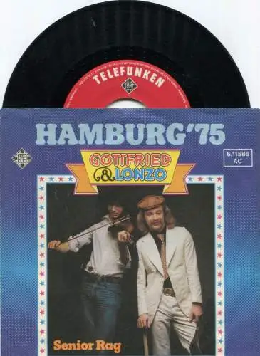Single Gottfried & Lonzo: Hamburg 75 (Telefunken 611686 AC) D 1975
