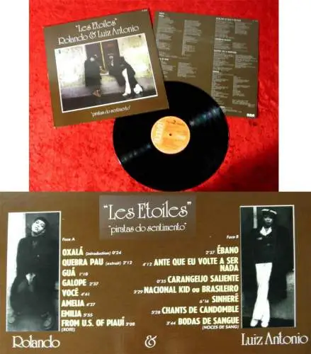 LP Les Etoiles _ Rolando & Luiz Antonio: Piratas do Sentimento (RCA) F 1977