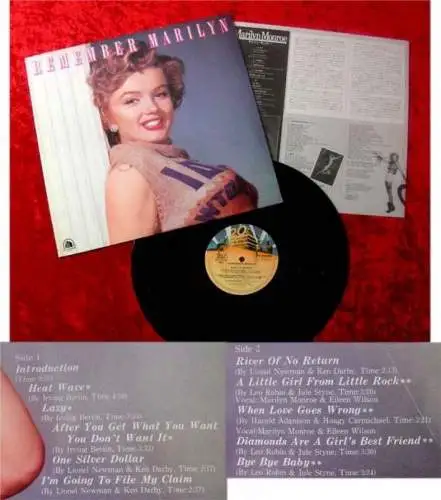 LP Marilyn Monroe Remember Marilyn Japan Pressung 1980