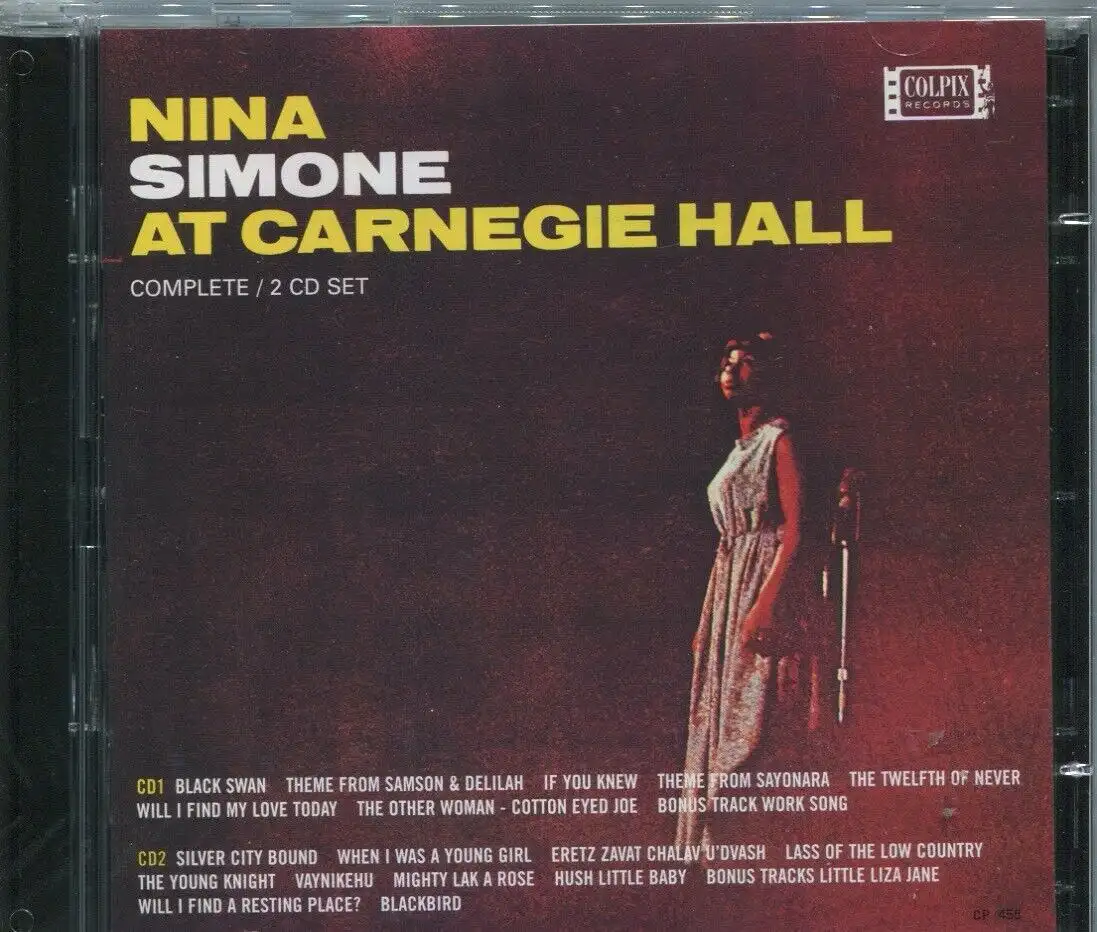 2CD Nina Simone At Carnegie Hall (Colpix) 2009